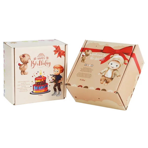 Cardboard shipping boxes